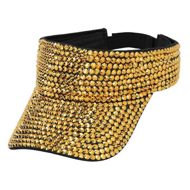 Zonneklep Glam goud van Boland koop je bij Partywinkel