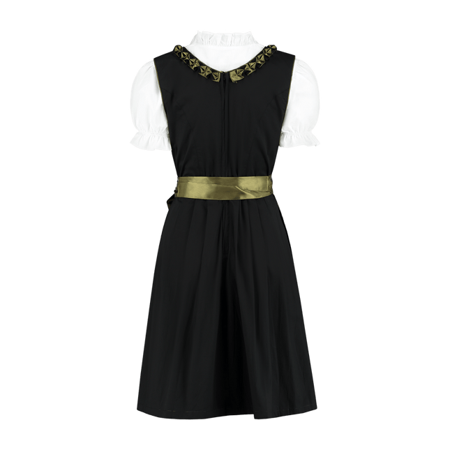 Zwart Groene Dirndl Jurk Oktoberfest Dames van Haus Huberts koop je bij Partywinkel