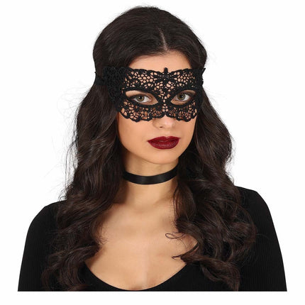 Zwart Oogmasker Motief van Fiestas Guirca koop je bij Partywinkel