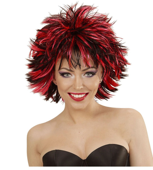Zwart Rode Pruik van Widmann koop je bij Partywinkel