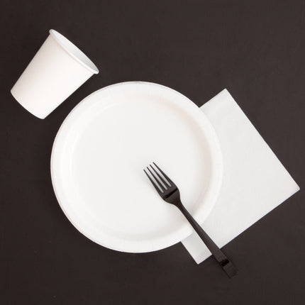 Zwart Tafelkleed Compact 2,74m van Unique koop je bij Partywinkel