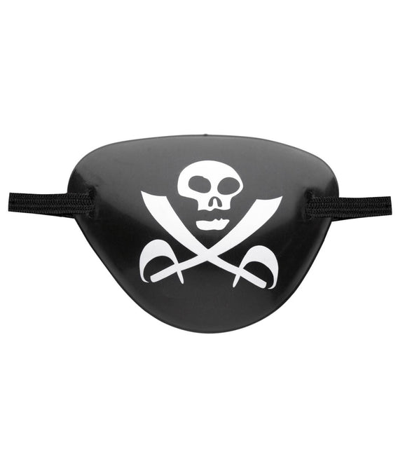 Zwart Witte Piraten Ooglapje van Widmann koop je bij Partywinkel