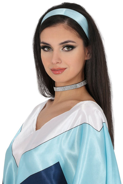 Zwart Zilveren Ketting met Glitter van Fiestas Guirca koop je bij Partywinkel