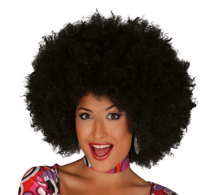 Zwarte Afro van Fiestas Guirca koop je bij Partywinkel