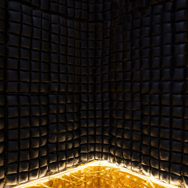 Zwarte Ballonnen Muur 1,43m van Partydeco koop je bij Partywinkel