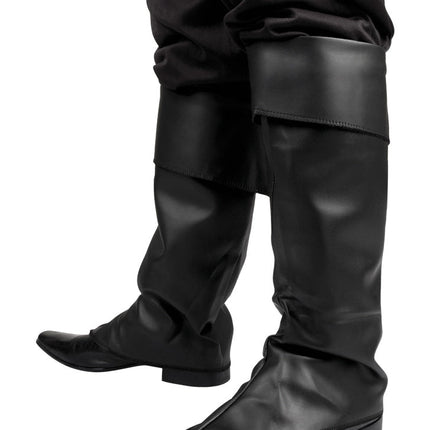 Zwarte Beenkappen 2st van Boland koop je bij Partywinkel