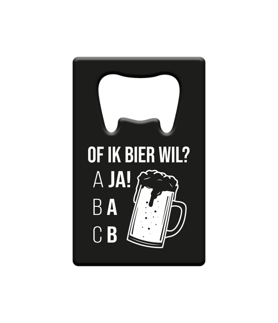 Zwarte Bieropener Bier? - Partywinkel - 8716764232534