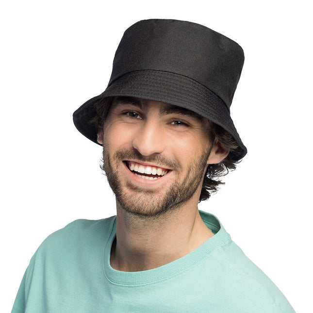 Zwarte Bucket Hat Rave van Boland koop je bij Partywinkel