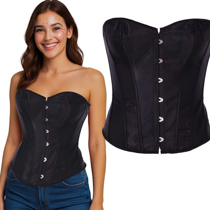 Zwarte Corset Dames van Fiestas Guirca koop je bij Partywinkel