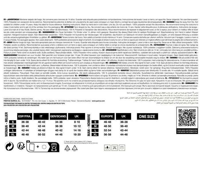 Zwarte Glitter Broek L van Fiestas Guirca koop je bij Partywinkel