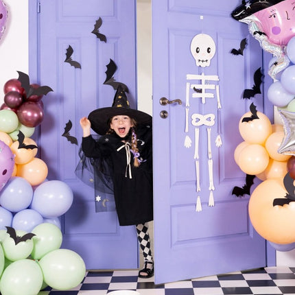 Zwarte Halloween Cape van Partydeco koop je bij Partywinkel