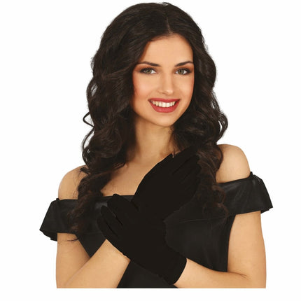 Zwarte Handschoenen van Fiestas Guirca koop je bij Partywinkel