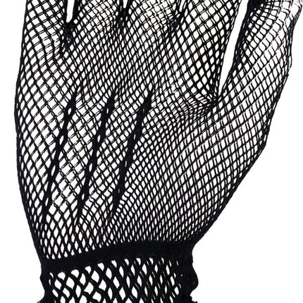 Zwarte handschoenen kant van Fiestas Guirca koop je bij Partywinkel