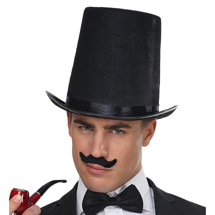 Zwarte Hoed 20cm van Widmann koop je bij Partywinkel