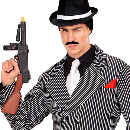 Zwarte Hoed Met Witte Band van Widmann koop je bij Partywinkel