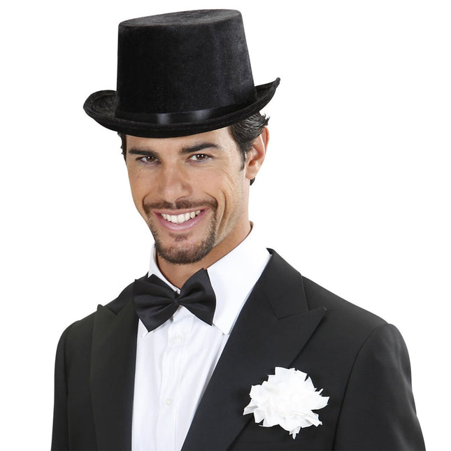 Zwarte Hoed Zwart Hoog van Widmann koop je bij Partywinkel