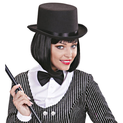 Zwarte Hoge Hoed Vilt van Widmann koop je bij Partywinkel