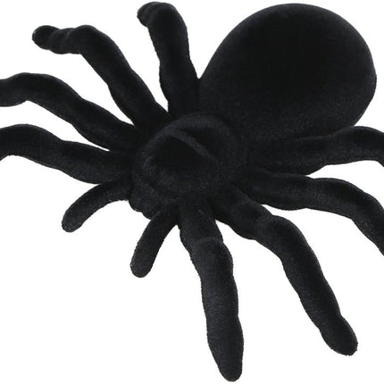 Zwarte Nep Spin 14cm van Fiestas Guirca koop je bij Partywinkel