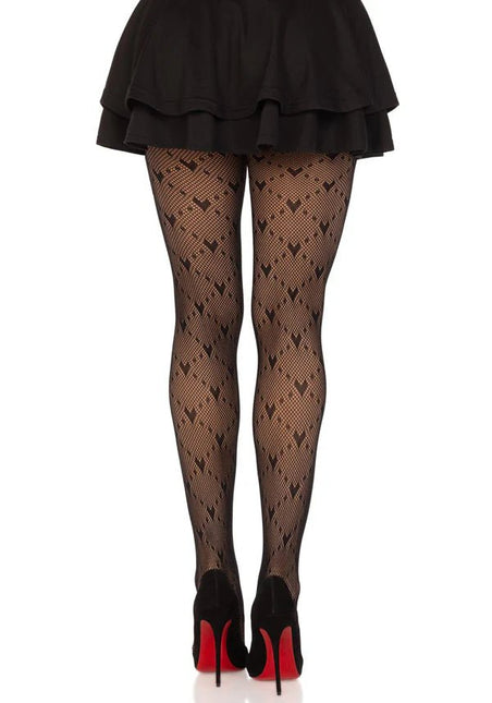Zwarte Panty Love Struck - Partywinkel - 714718569857