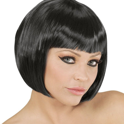 Zwarte Pruik Boblijn van Widmann koop je bij Partywinkel