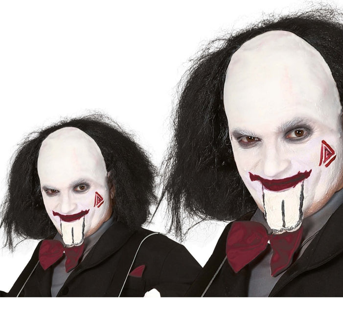 Zwarte Pruik Half Kaal van Fiestas Guirca koop je bij Partywinkel