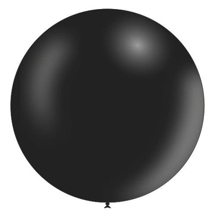 Zwarte Reuze Ballon XL Metallic 91cm van Balloonia koop je bij Partywinkel