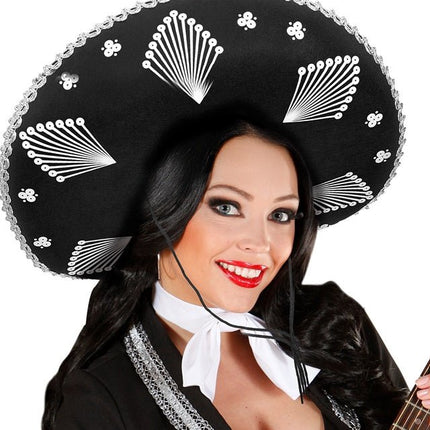 Zwarte Sombrero van Widmann koop je bij Partywinkel