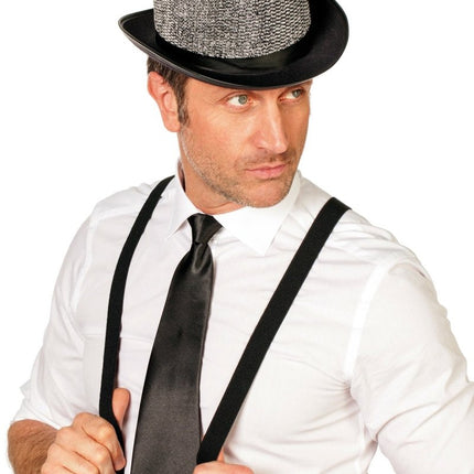 Zwarte Stropdas van Wilbers & Wilbers koop je bij Partywinkel