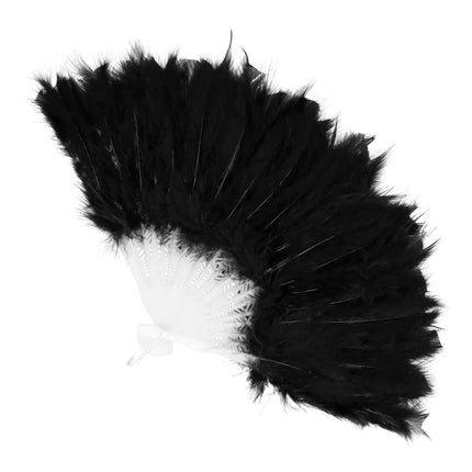 Zwarte Waaier 23cm van Boland koop je bij Partywinkel