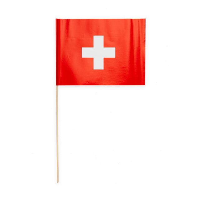 Zwitserland Vlag 10st van WeFiesta koop je bij Partywinkel